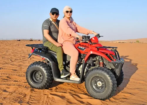 ATV Double Ride In Open Desert With Guide