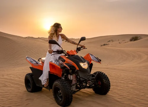 ATV Single Ride In Open Desert With Guide